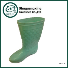 Shugxin 2014 Fashion Knee Pink Household Women's High rubber Snowboots Low Heel B-818